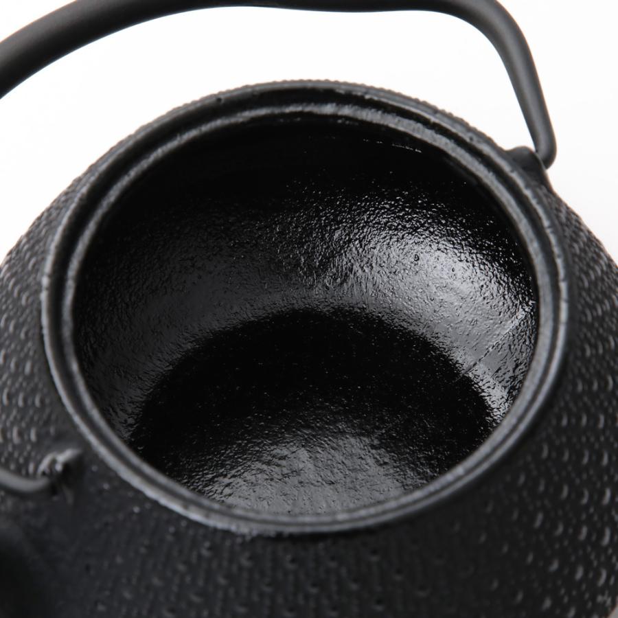 鉄瓶 鉄急須 南部鉄器 腰張型亀甲アラレ 0.5L 及甚 白湯 日本製 鉄分