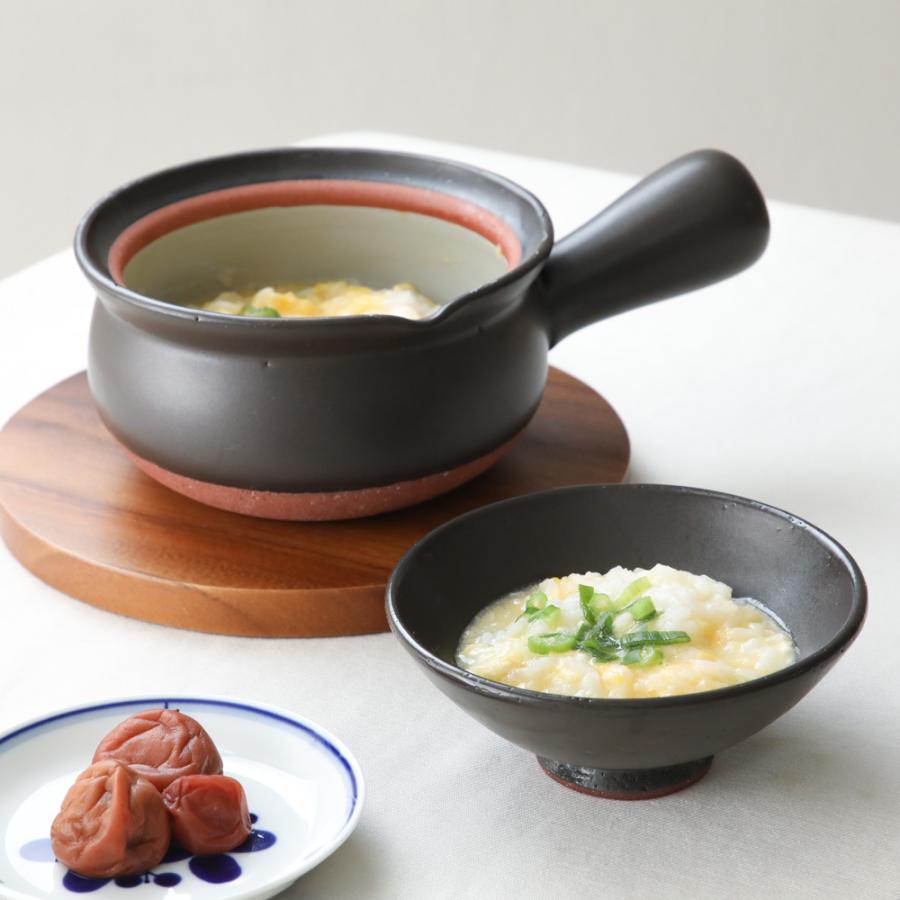 日常茶飯器 黒マット 茶碗付行平 爆買 | 
