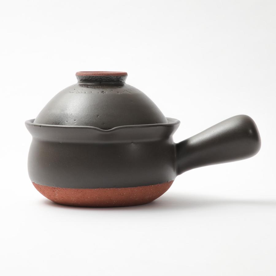 日常茶飯器 黒マット 茶碗付行平 爆買 |  | 04