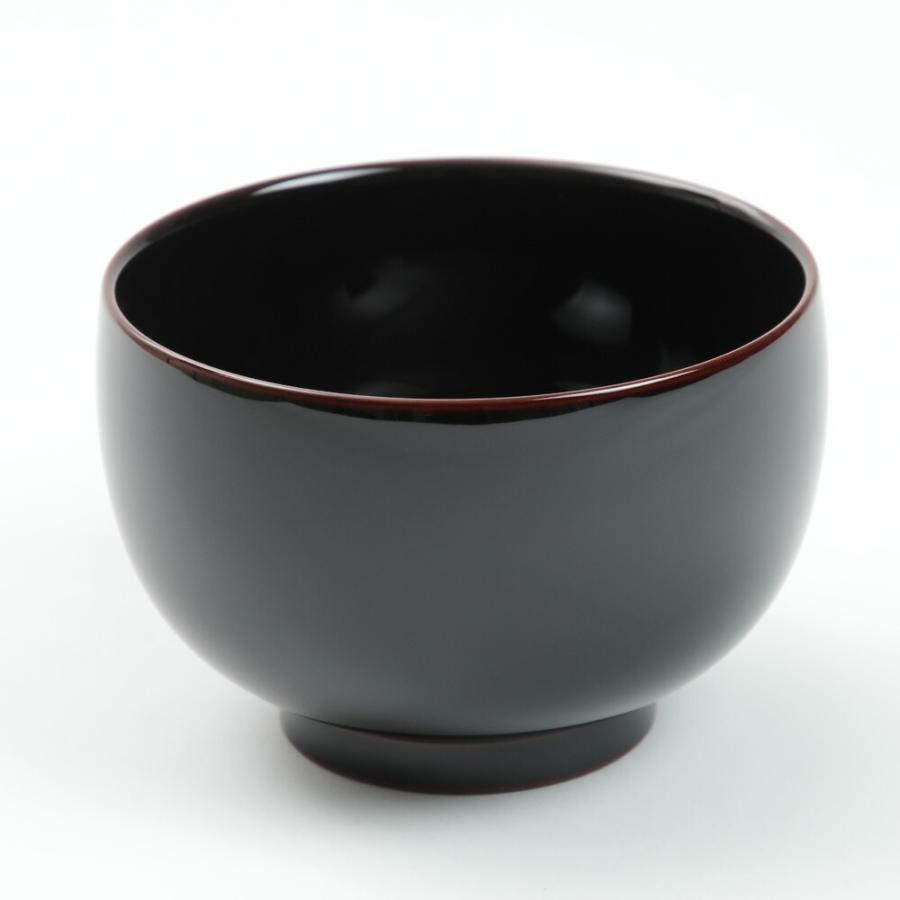 汁椀 井助商店 小福 漆塗り 溜 朱 単品 漆器 お椀 お手頃 しるわん