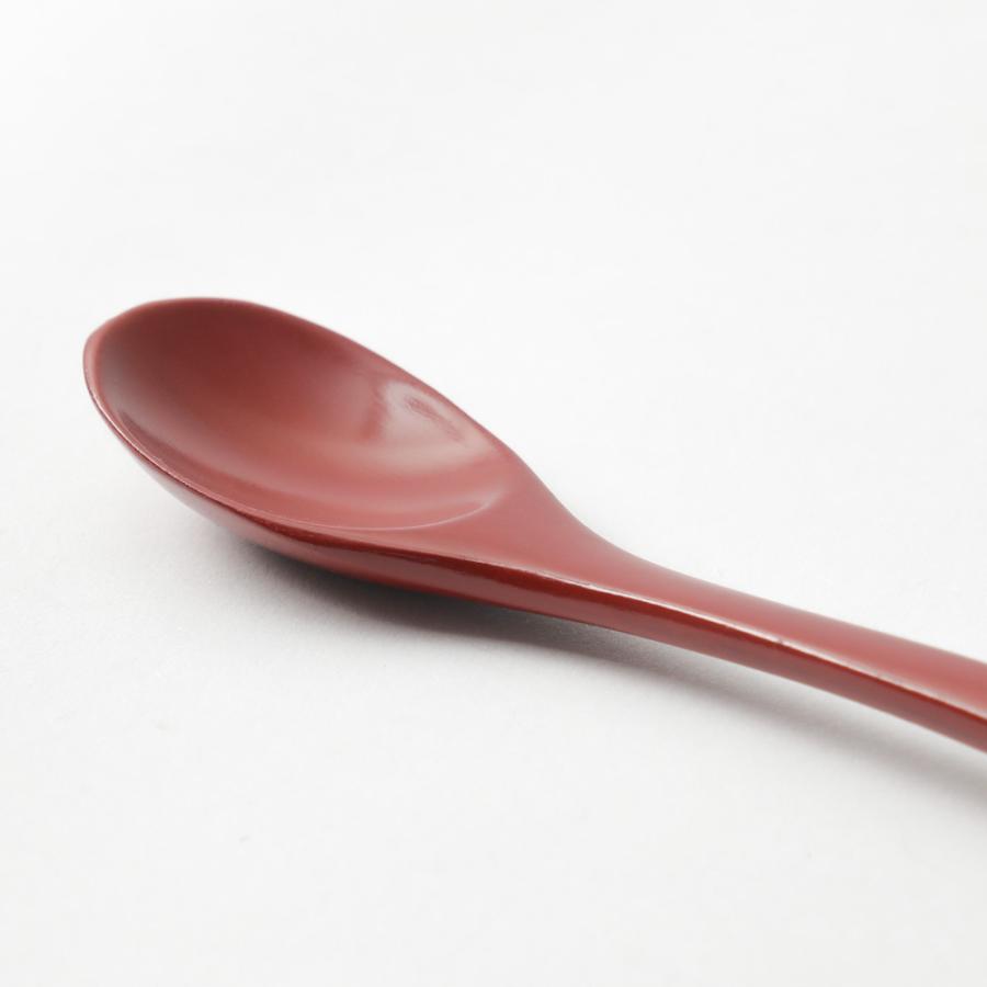 井助商店 ティースプーン 朱/溜 漆塗り 漆器 さじ 爆買 : 京都匙亀
