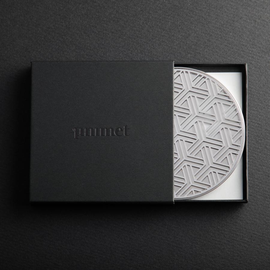 ユニメット unimet コースター ステンレス 1枚 単品 香 麻の葉 ユニメット unimet コースター ステンレス 1枚 単品 香 麻の葉