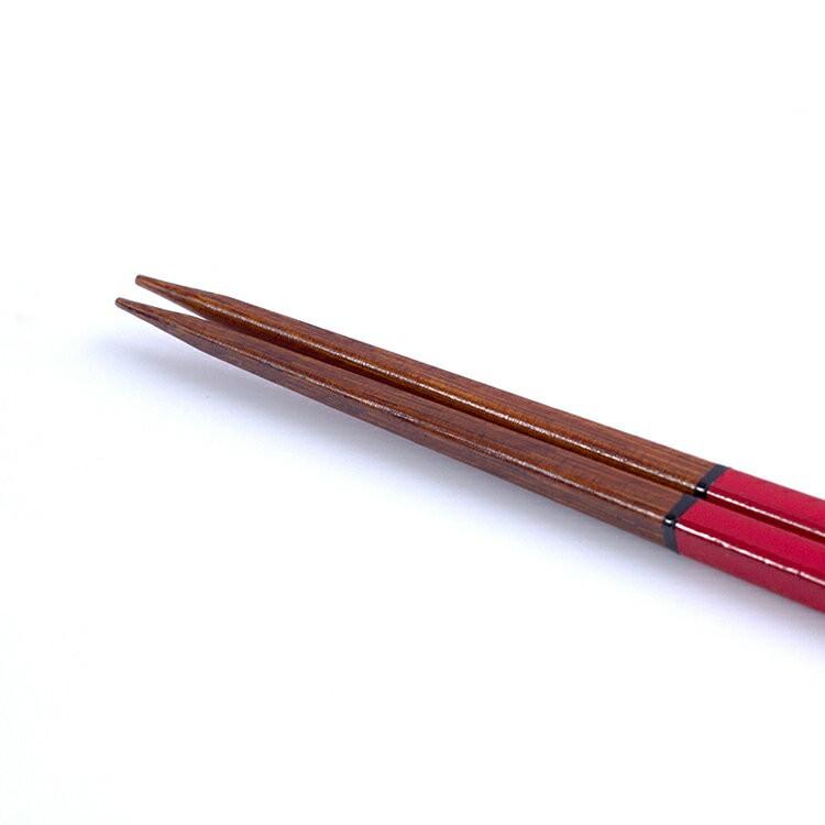 漆竹一文字箸 赤 天然竹 22cm 16 17 P2 14 Kh 京都匙亀 通販 Yahoo ショッピング