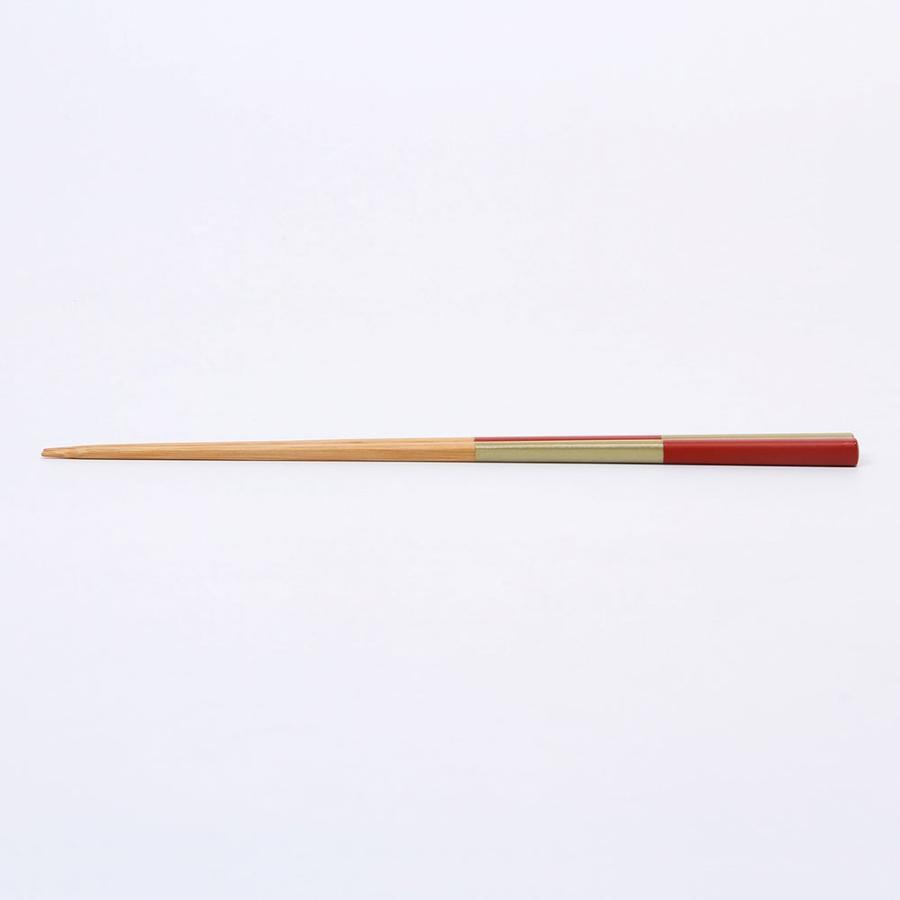 竹市松箸 赤金 天然竹 21.5cm QY03 竹製 日本製 竹箸｜mikura｜03