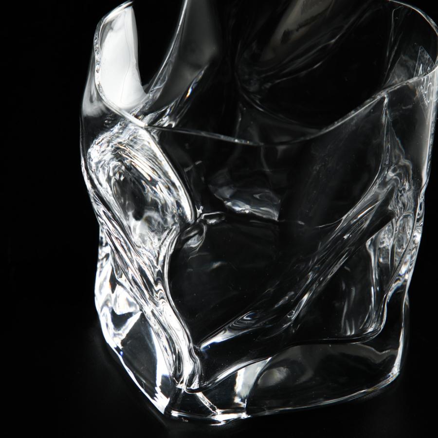 木村硝子店 × デザイナー 小松誠 コラボ ロックグラス クランプル