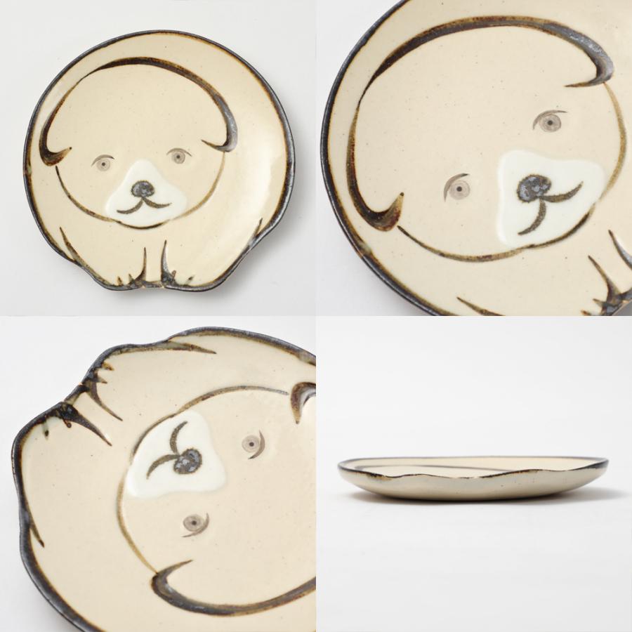 仔犬豆皿 中村芳中 六兵衛窯 清水焼 ハンドメイド 日本製 京都 : 京都