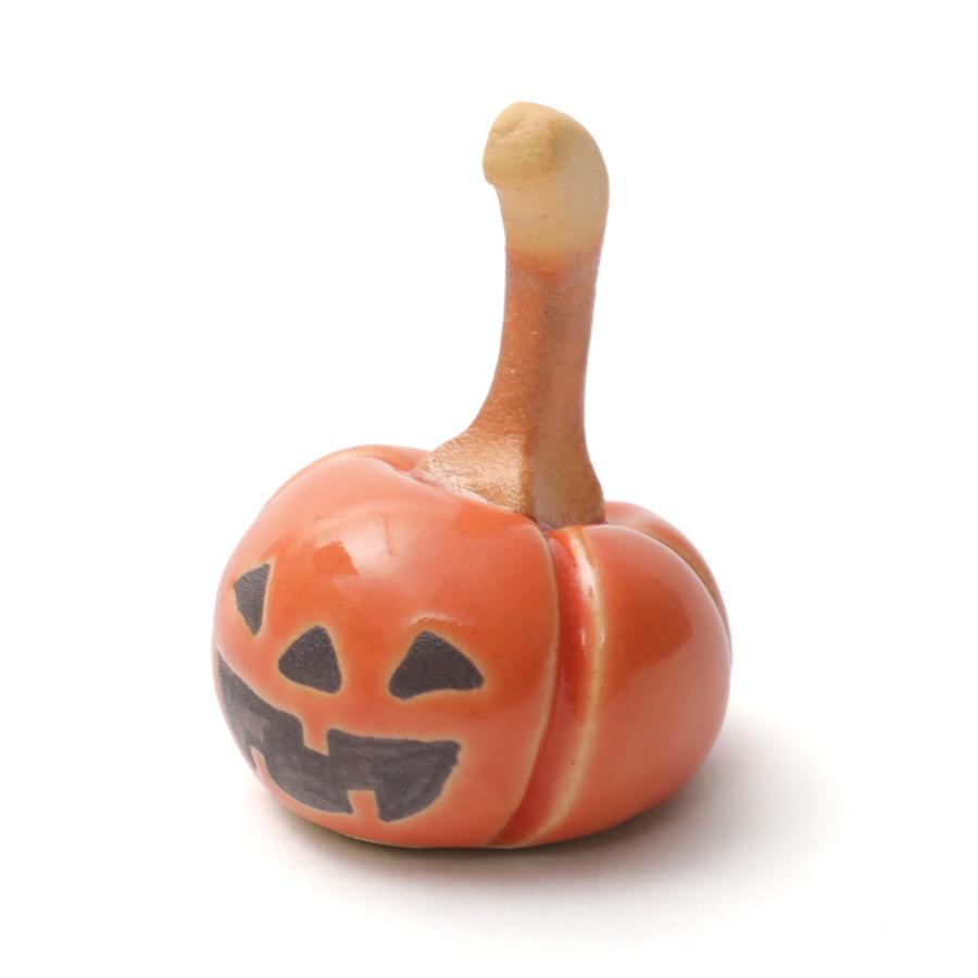 ハロウィーン 箸置き4個セット 陶器 （かぼちゃ/オバケ/魔女の帽子