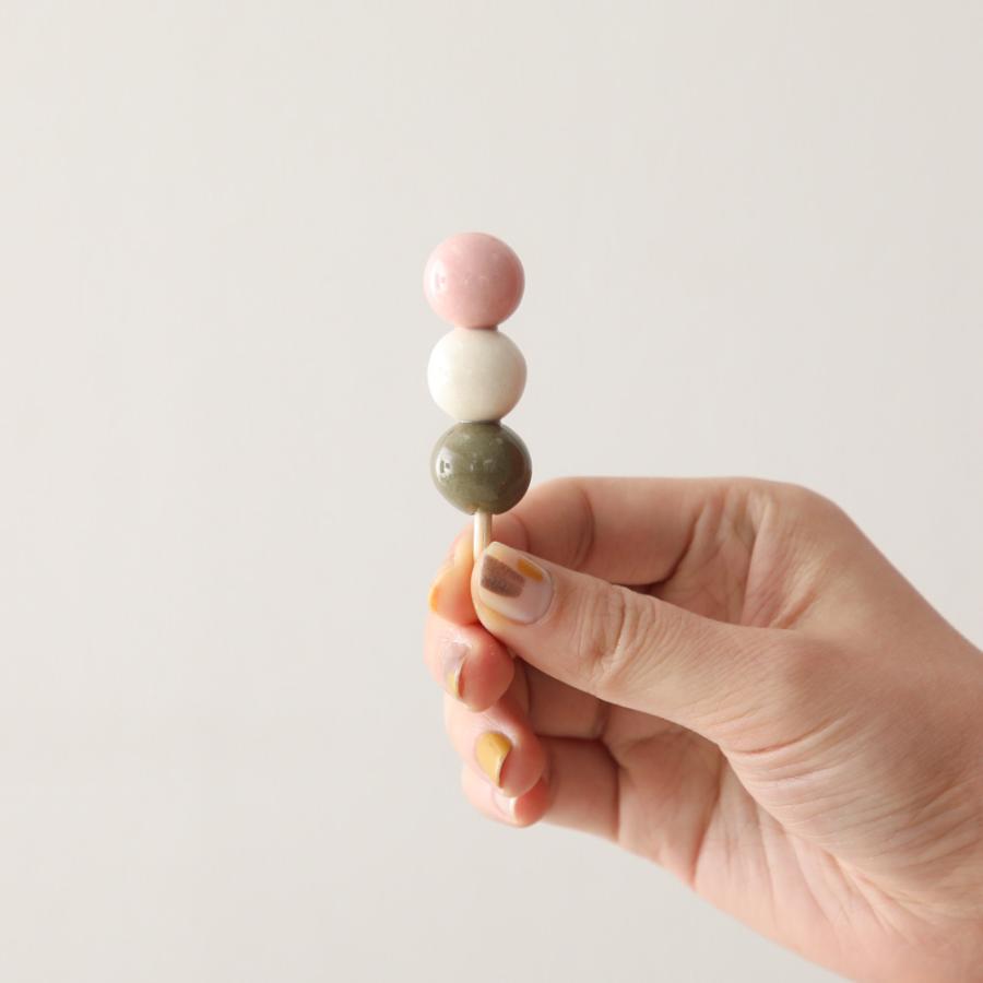 確認中■匿名配送■新品■コンコンブル  箸置き 三色団子&amp;みたらし団子■陶製 確認中□匿名配送□新品□コンコンブル 箸置き 三色団子