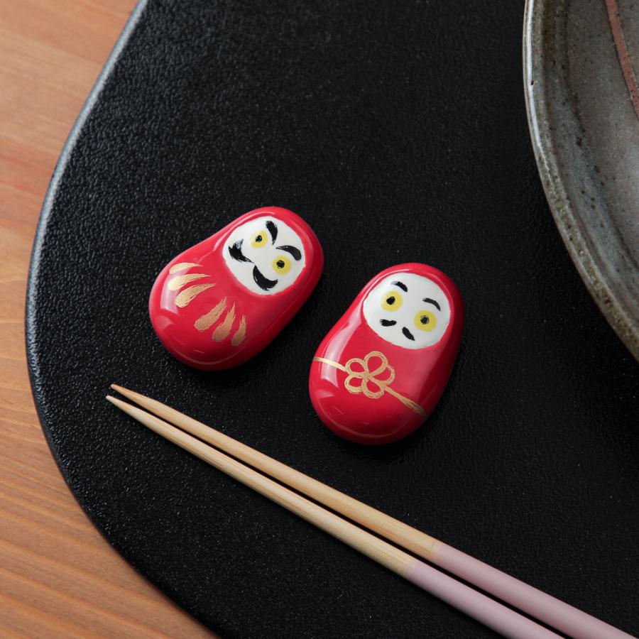 だるま 箸置き 水引 しま 迎春 正月 正月飾り マスターズクラフト 置物