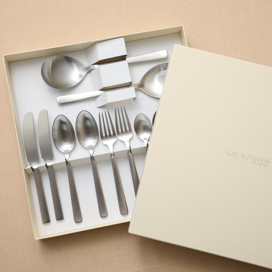 カイ・ボイスン　カトラリーセット　グランプリ　ディナーペアセット〈12本セット〉 グランプリカトラリーセット つや消し（カイ・ボイスン／KAY BOJESEN
