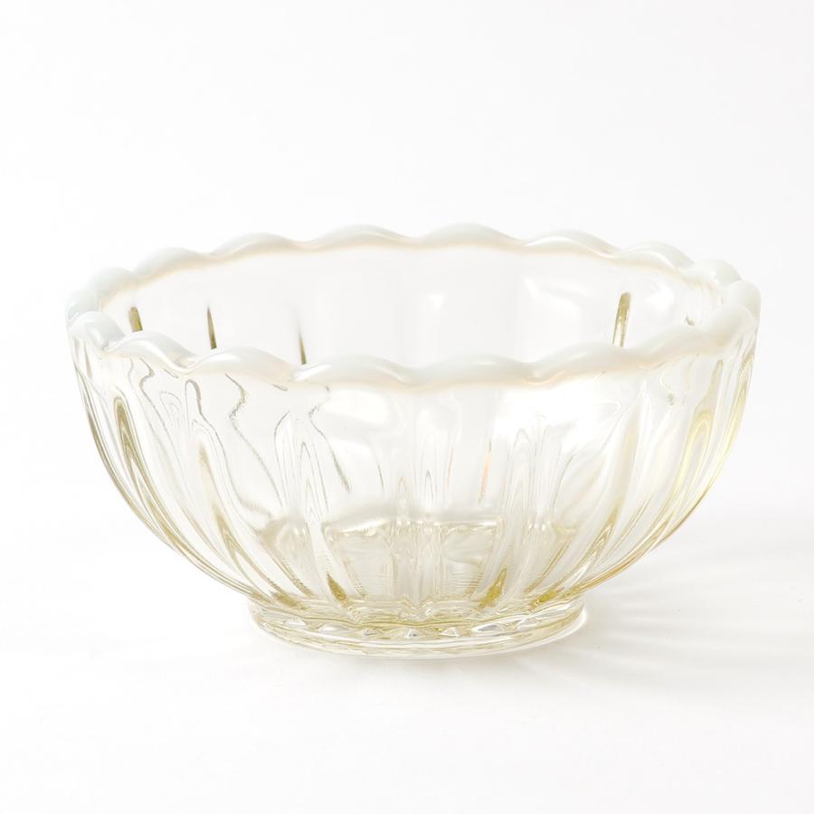 2個で送料無料 廣田硝子 雪の花 ひめ鉢 ガラス レトロ 夏 日本製