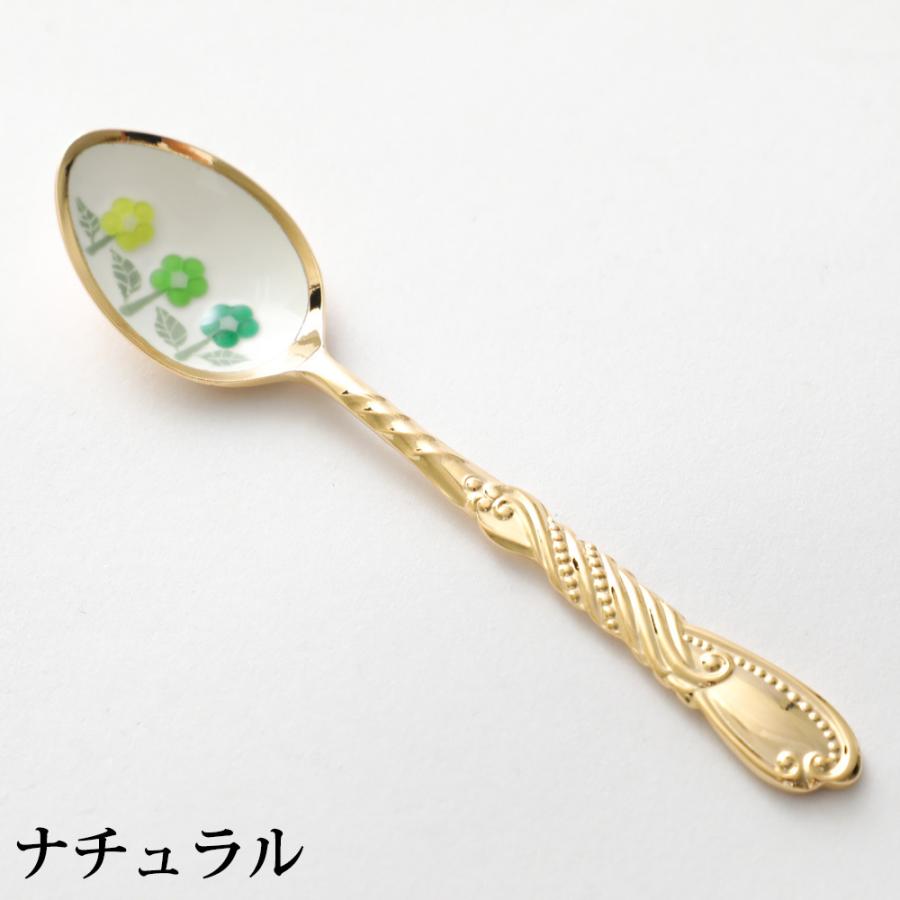 【アンティーク】Jouir Fleur 美術転写七宝 スプーン 6本セット 本七宝・誕生花スプーン6本入・銀製品・銀食器 : 銀食器・銀製器