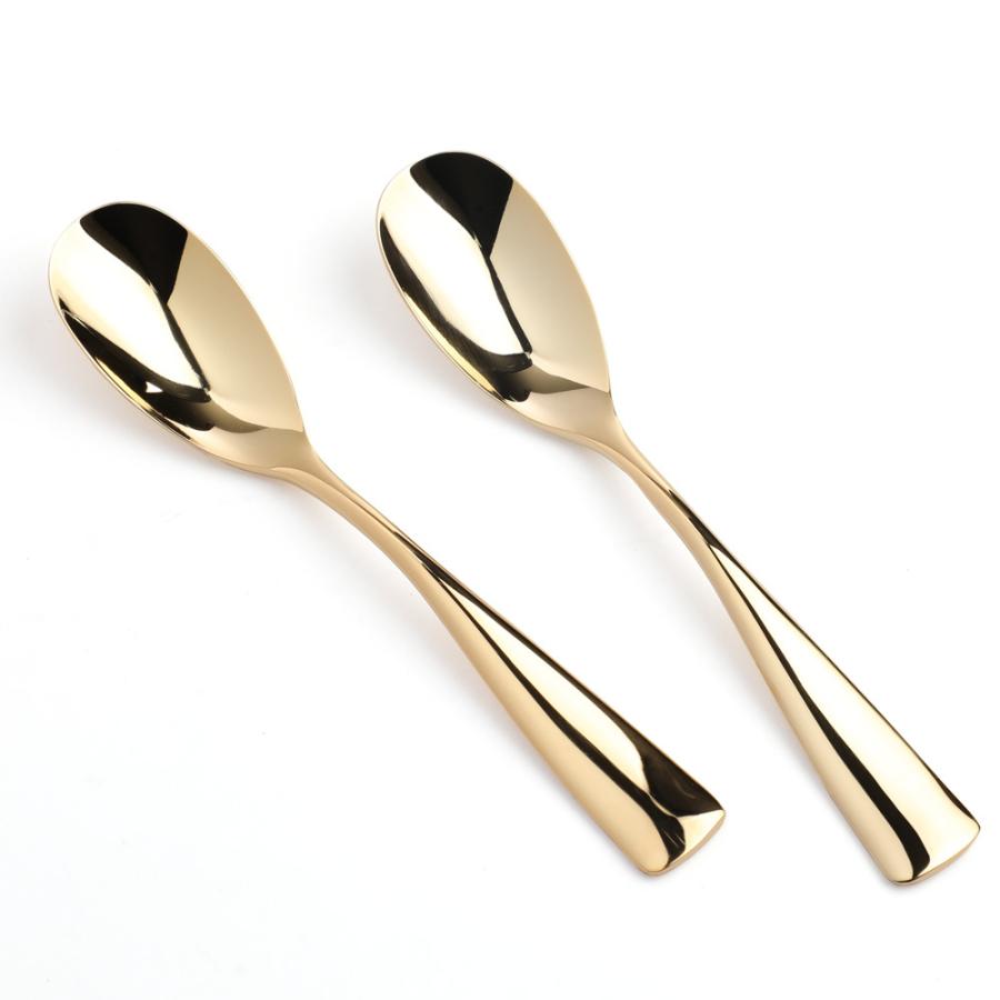 COPPER the cutlery Silver/Gold mirror ハーゲンダッツ 券セット  アイススプーン2本  シルバー/ゴールドミラー｜mikura｜02