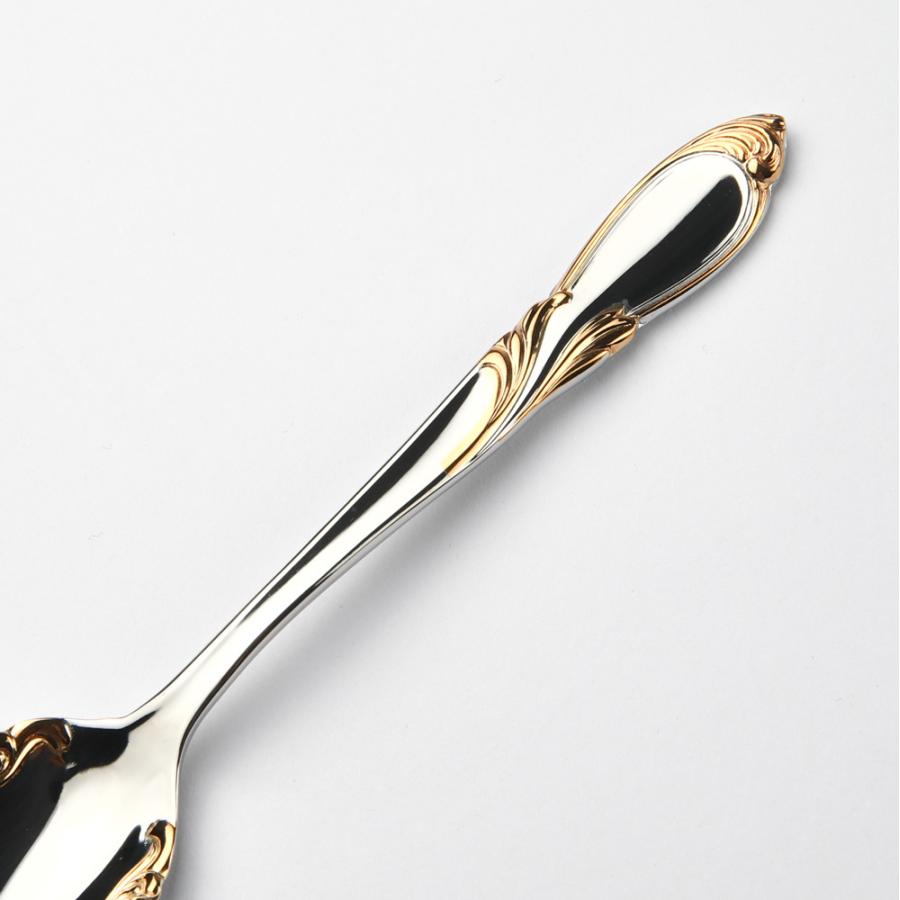 ヤマザキCACHE ゴールドアクセント 5ピースカトラリーセット×6セット YAMAZAKI カシェ（Gold Accent）お1人様用5pcs（デザートナイフ