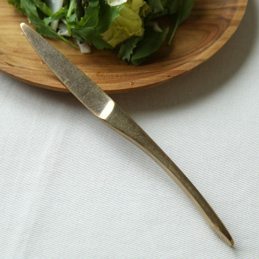 アンティークゴールド 懐 KAI デザートナイフ(テーブルナイフ) 日本製 オールステンレス｜mikura｜14