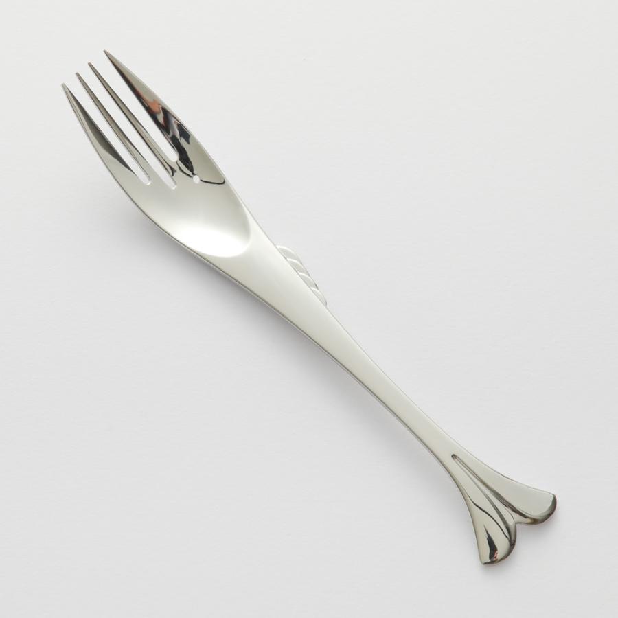 ゴーンフィッシン デザートフォーク YAMACO 日本製 オールステンレス