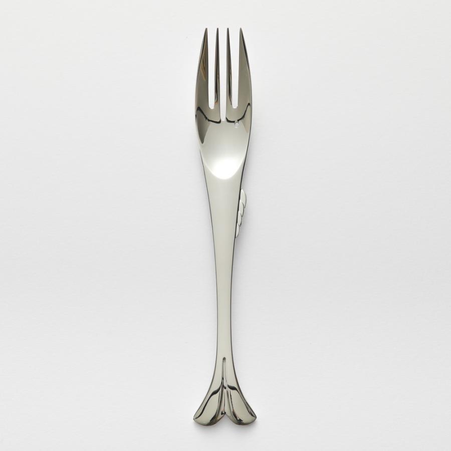 ゴーンフィッシン デザートフォーク YAMACO 日本製 オールステンレス