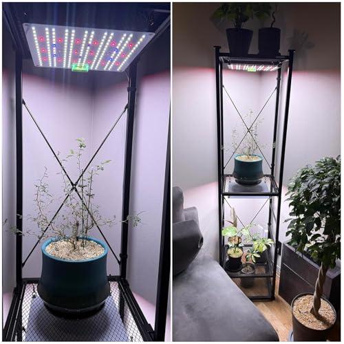 Niwuno 植物育成ライト パネル式 LEDライト UVa+IR 観葉植物/アガベ
