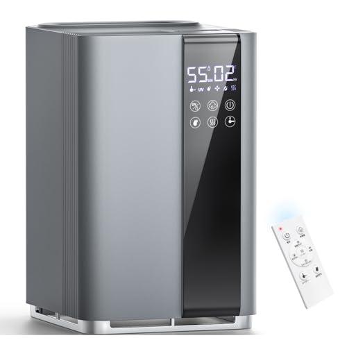 【AI加湿×4重除菌】5L大容量ハイブリッド加湿器 静音 加湿器 32畳対応 Amazon.co.jp: 加湿器 大容量 5L 【AIモード搭載・4重除菌&空気清浄