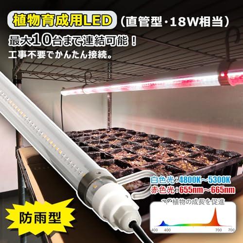 新品未使用　ハルデザイン　植物育成LEDライト GOODGOODS 植物育成ライト led 18W IP65 連結可能 ハルデザイン 硬質