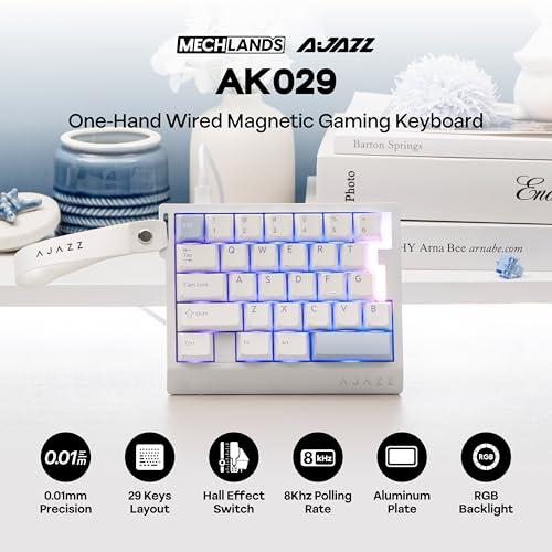 MechLands AJAZZ AK029 高速有線ゲーミングキーボード ラピトリ 片手