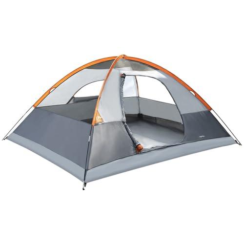 Amazonベーシック テント ドーム型 4人用 レインフライ付き 2.7 x 2.1