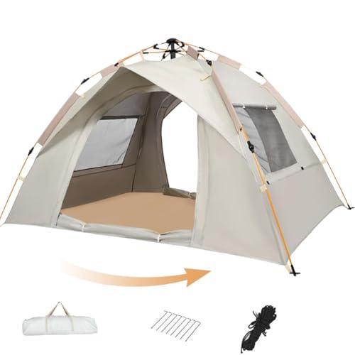 ワンタッチテント 3〜4人用 ピクニック テント ドームテント 220x135x150cm ワンタッチテント 二重層 設営簡単 防雨生地 UVカ | 