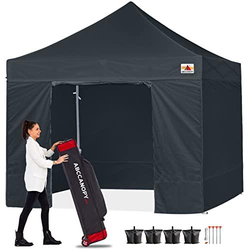 ABCCANOPY ワンタッチタープテント 屋根用ポール付き 横幕4枚 3m ABCCANOPY ワンタッチタープテント 屋根用ポール付き 横幕4枚