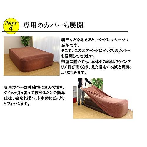 ビータ(Vita) 電動大気圏寝台 大気圏つや消し 一人用 御客さん用 電動吸いいれる式 約90秒 シングル 赤銅色