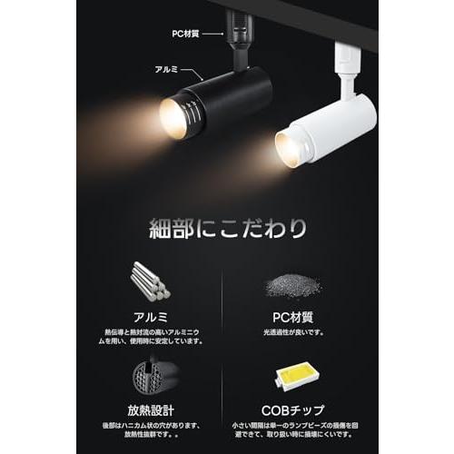 SPAHER ダクトレール用スポットライト LED 照明 ビーム角調節タイプ