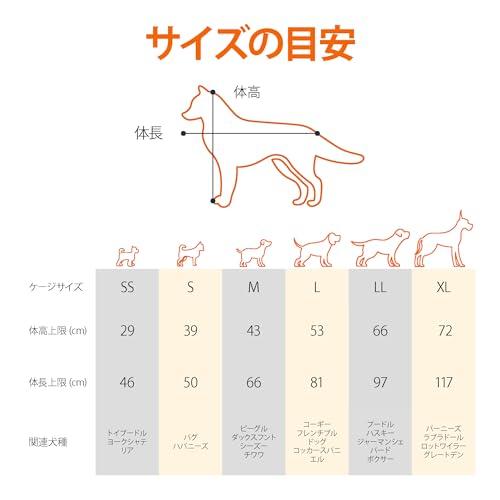 Amazonベーシック 犬 ペットケージ 中型犬 折りたたみ式 トレー付き