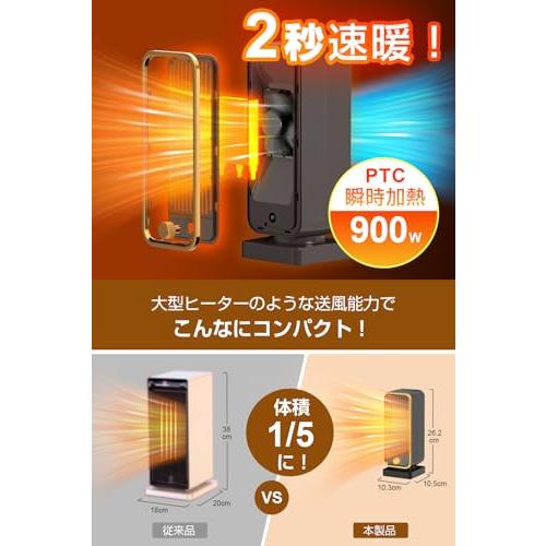 セラミックファンヒーター コンパクト 楽天市場】[最大2,000円OFFｸｰﾎﾟﾝ/ﾌﾗｯｼｭｸｰﾎﾟﾝ] セラミックヒーター 速暖
