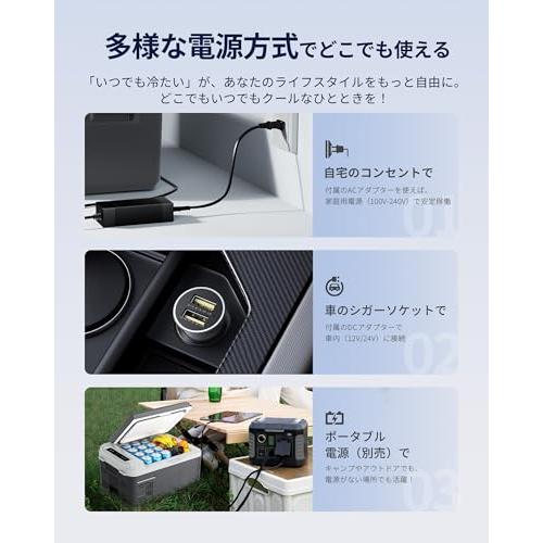 EUHOMY 車載冷蔵庫 ポータブル冷蔵庫 小型 10L 【-20℃〜20℃ 急速冷凍