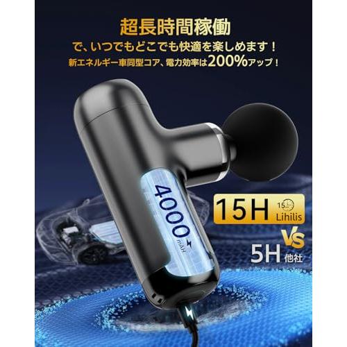 LIHILIS筋膜リリースガン【権威のトレーナー＆整体院長監修】6段階超 