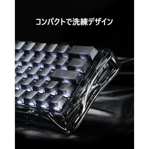 0.005mmラピッドトリガー搭載 GravaStar Mercury V60 ゲーミング
