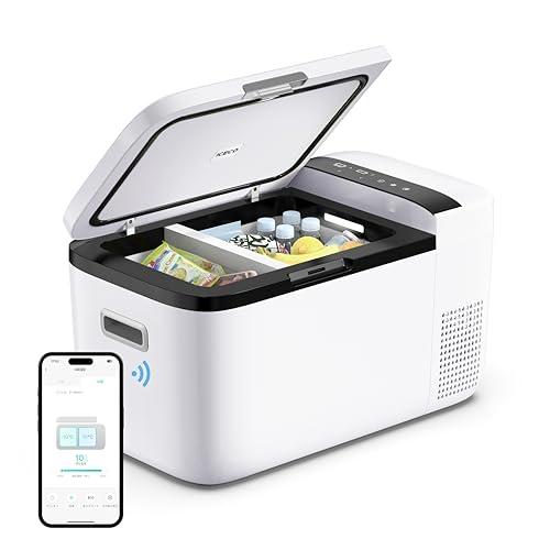 ICECO GO20W 車載冷蔵庫 20L -18℃〜10℃ 急速冷凍 ポータブル冷蔵庫 5年