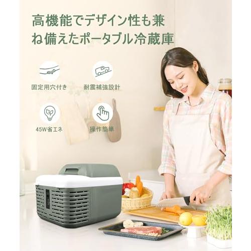Alpicool　車載冷凍冷蔵庫　11L Alpicool 車載冷蔵庫 11L ポータブル冷蔵庫 小型 -20℃〜20℃ 急速