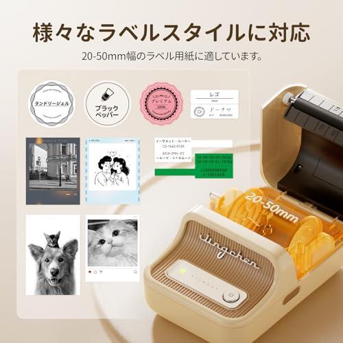 NIIMBOT B21Pro サーマルプリンター スマホ対応 ラベルライター 感熱ラベルメーカー Bluetooth接続 値札プリンター 小型の画像