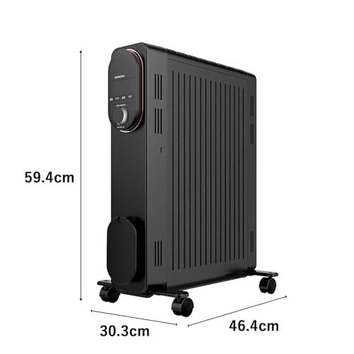 オイルレスヒーター　オイルフリーヒーター　8畳　美品 山善] オイルレスヒーター オイルフリーヒーター 1200W 最大8畳 出力3