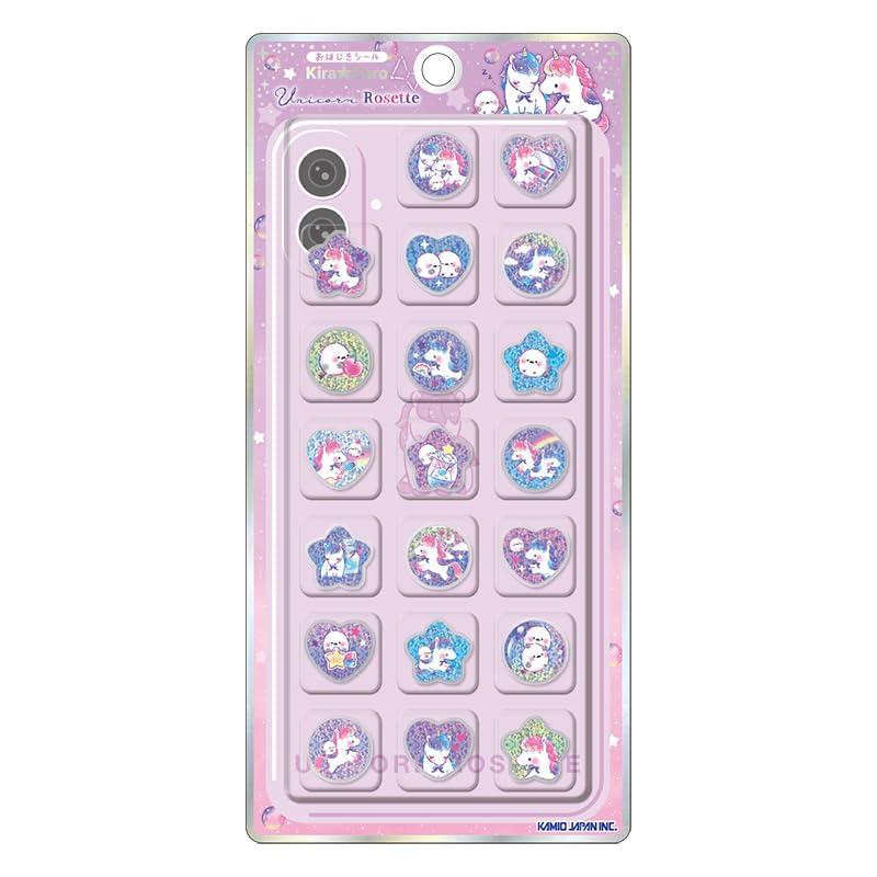 カミオジャパン シール おはじきシール KIRACORO ユニコーンロゼット