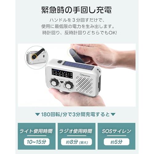 【防災安全協会推奨品認証】Greeshow 防災ラジオ 多機能 携帯ラジオ Amazon.co.jp: 【防災安全協会推奨品認証】Greeshow 防災ラジオ 多機能
