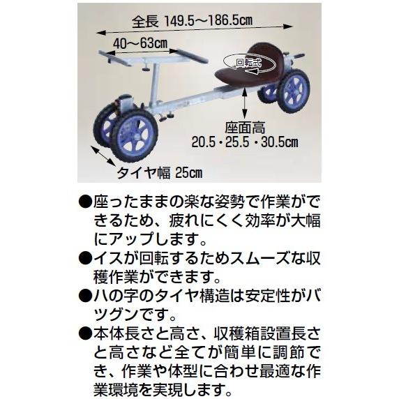 NAH-1 ハラックス パラエモン 乗用作業車（ノーパンクタイヤ） NAH-1 農業用