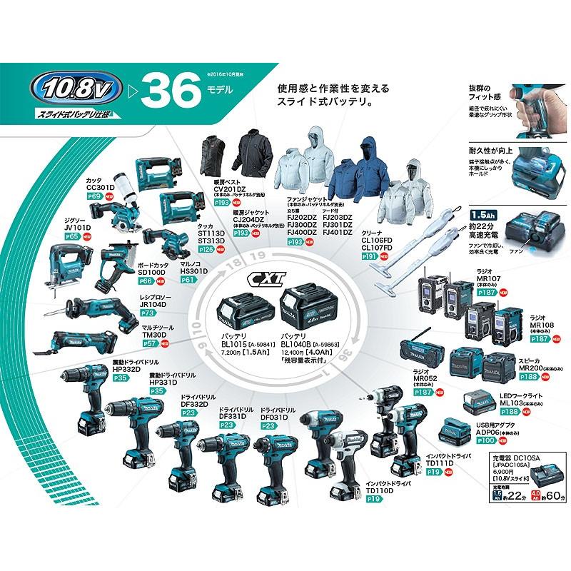 maaaiman様確認用 マキタ（makita） 純正品 リチウムイオンバッテリー 10.8V-1.5Ah用