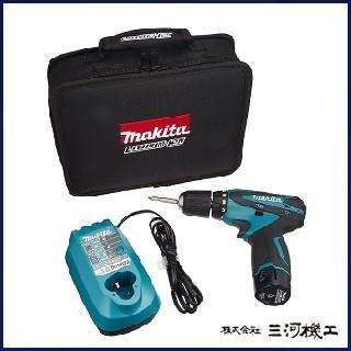 マキタ 充電式ドライバードリル 10.8V バッテリ1個・充電器