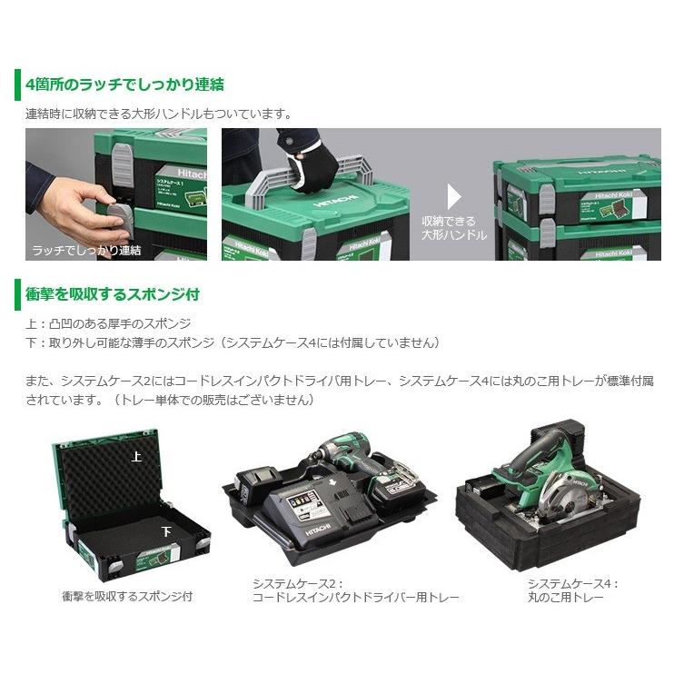 HiKOKI ハイコーキ システムケース4 0040-2659丸のこ用トレー付 HiKOKI ハイコーキ システムケース4 0040-2659丸のこ用トレー付