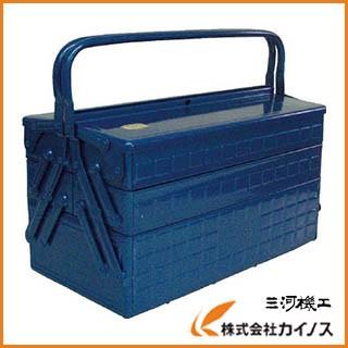 ブルー TRUSCO 3段式工具箱 412X220X343 GT-410-B : カイノス Yahoo