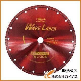 エビ ダイヤモンドホイール ウェブレーザー（乾式） 304mm穴径20mm WL30520