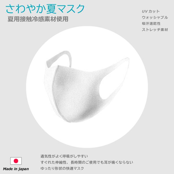 在庫一掃SALE！【メール便限定】 カイノスマスク  冷感 日本製 さわやか夏マスク MK-005 | 