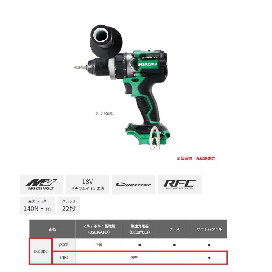 HiKOKI ハイコーキ(旧日立工機) コードレスドライバードリル HiKOKI ハイコーキ(旧日立工機) コードレスドライバードリル