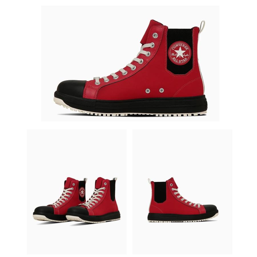 限定品在庫限り】コンバース ALL STAR PS SIDEGORE HI 安全靴 レッド